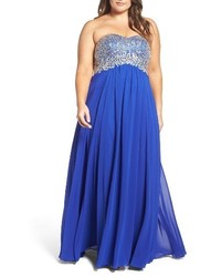 Decode 1.8 Embellished Strapless Gown