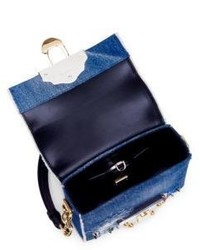 Dolce & Gabbana Embellished Denim Mini Shoulder Bag