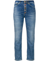 Dondup Embellished Button Jeans
