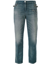 Twin-Set Embellished Tapered Jeans