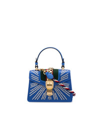 Gucci Blue Dia Satchel Mini Shoulder Bag