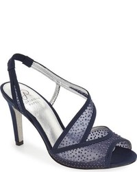Adrianna Papell Andie Crystal Embellished Mesh Sandal