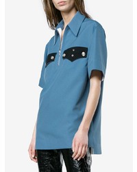 Calvin Klein 205W39nyc Contrast Pocket Detail Zip Shirt