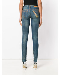 Versace Collection Embellished V Jeans