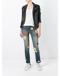 EACH X OTHER Pin Buttons Embellished Jeans