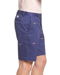 Vineyard Vines Breaker 9 Inch Whale Flag Embroidered Shorts