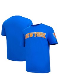 PRO STANDARD Blue New York Knicks Chenille T Shirt At Nordstrom