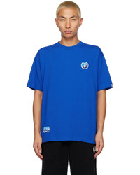 AAPE BY A BATHING APE Blue Patch T Shirt