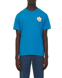Sandro Daisy Boucle Organic Cotton T Shirt