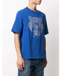 Kenzo Tiger Embroidered T Shirt