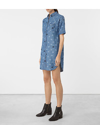 AllSaints Daisy Embroidered Dress