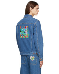 Rassvet Blue Denim Embroidered Jacket