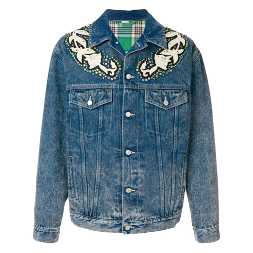 Gucci Appliquéd Denim Jacket