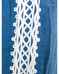 Stella McCartney Embroidered Denim Shorts