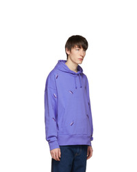 Feng Chen Wang Blue Levis Edition Embroidered Hoodie