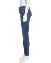Stella McCartney 2016 Mid Rise Embroidered Jeans W Tags
