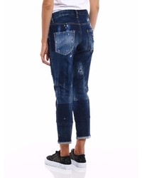 Dsquared2 Cool Girl Floral Embroidered Jeans