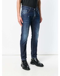 Frankie Morello Distressed Slim Fit Jeans