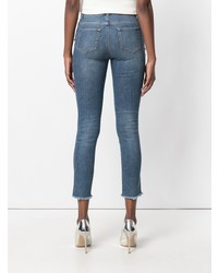 Ermanno Scervino Embroidered Cropped Jeans