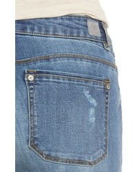Wit & Wisdom Embroidered Slim Crop Jeans