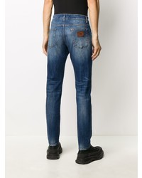 Dolce & Gabbana Faded Slim Fit Jeans