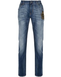 Dolce & Gabbana Faded Slim Fit Jeans