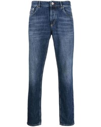 Brunello Cucinelli Mid Rise Straight Leg Jeans