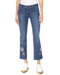 Stella McCartney Skinny Crop Kick Flare Jeans