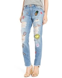 Sts Blue Tomboy Skinny Patched Jeans