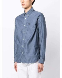 Fred Perry Logo Embroidery Cotton Shirt