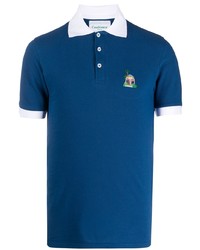 Casablanca Contrast Collar Polo Shirt