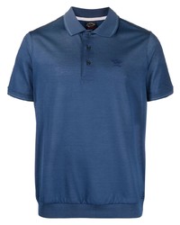 Paul & Shark Logo Embroidered Cotton Polo Shirt