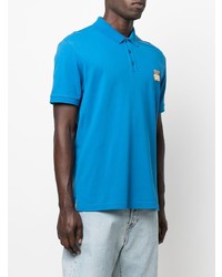 Moschino Logo Embroidered Polo Shirt