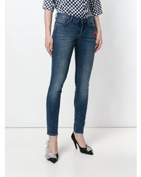 Dolce & Gabbana Skinny Jeans With Sacred Heart Patch