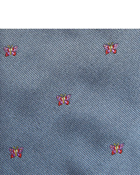 Richard James Butterfly Embroidered Silk Tie