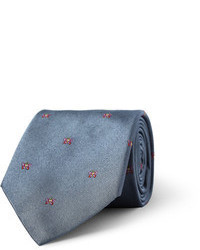Richard James Butterfly Embroidered Silk Tie