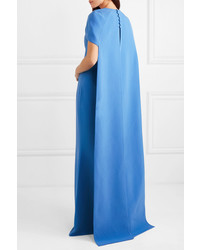 Safiyaa Cape Effect Stretch Crepe Gown