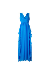 MSGM Frill Plunge Gown