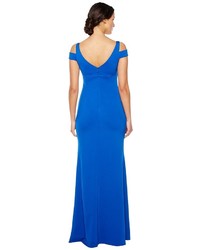 Adrianna Papell Modified Jersey Mermaid Gown Dress