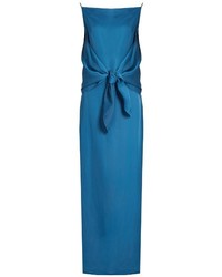 Nina Ricci Tie Front Crepe Gown