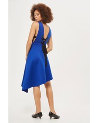 Topshop Eyelet Lace Up Prom Dress