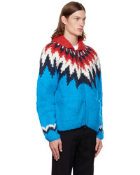 Andersson Bell Blue Red Riverton Sweater