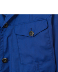 Paul Smith Blue Loro Piana Storm System Wool Field Jacket