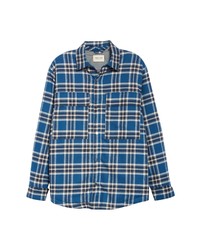 Blue Flannel Shirt Jacket