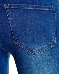 philosophy 5 Pocket Flare Jeans In Denim Blue