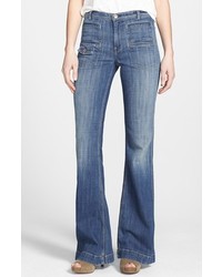 7 For All Mankind Georgia High Rise Flare Jeans