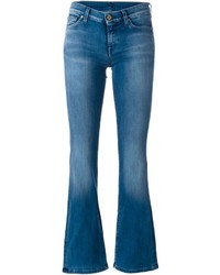 7 For All Mankind Washed Flared Jeans