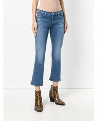 J Brand Bootcut Cropped Jeans