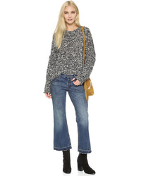Free People Chelsea Cropped Kick Flare Jeans