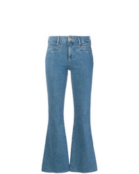 MiH Jeans Cropped Bell Bottom Jeans